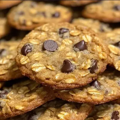 Zucchini Oatmeal Chocolate Chip Cookies