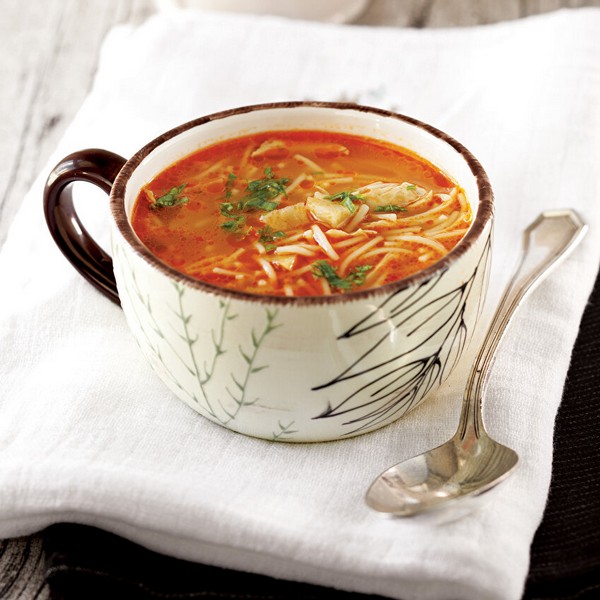 Chicken and Celery Vermicelli Soup