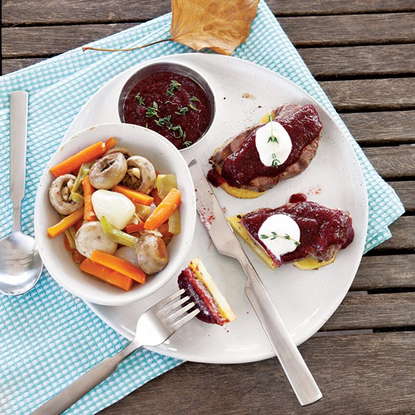 Beetroot Sauce Fillet