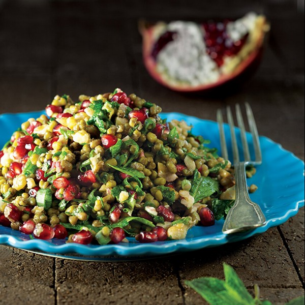 Pomegranate Maş Bean Salad