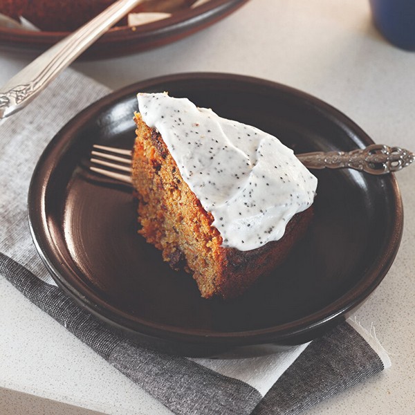 Poppy Cream Carrot Cake