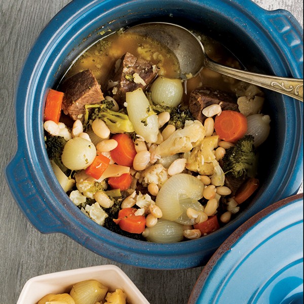 Winter Vegetable Stew in Casserole